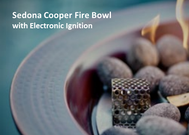 Sedona Copper Fire Bowl - Free Cover ✓ [The Outdoor Plus]