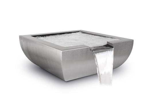 The Outdoor Plus Avalon Stainless Steel Water Bowl + Free Cover - The Fire Pit Collection