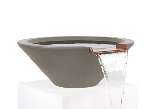 The Outdoor Plus Cazo Concrete Water Bowl + Free Cover - The Fire Pit Collection