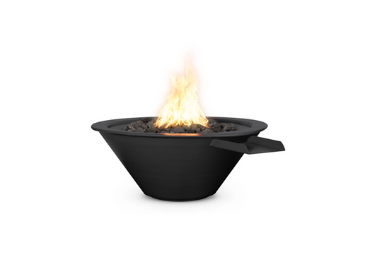 The Outdoor Plus Cazo Powdercoated Steel Fire & Water Bowl + Free Cover - The Fire Pit Collection