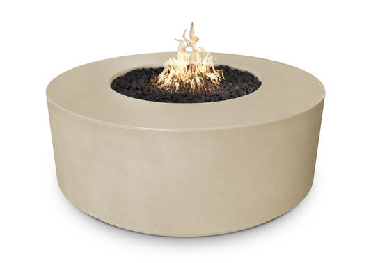 The Outdoor Plus 54" Florence Concrete Fire Pit + Free Cover - The Fire Pit Collection