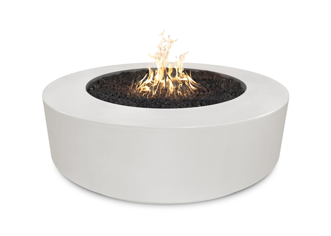 The Outdoor Plus 72" Florence Concrete Fire Pit + Free Cover - The Fire Pit Collection