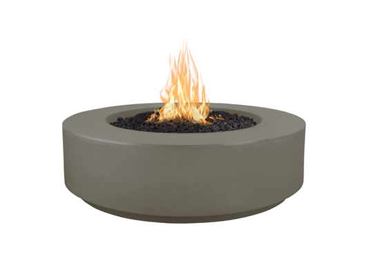 The Outdoor Plus 42" Florence Concrete Fire Pit / 12" Tall+ Free Cover - The Fire Pit Collection