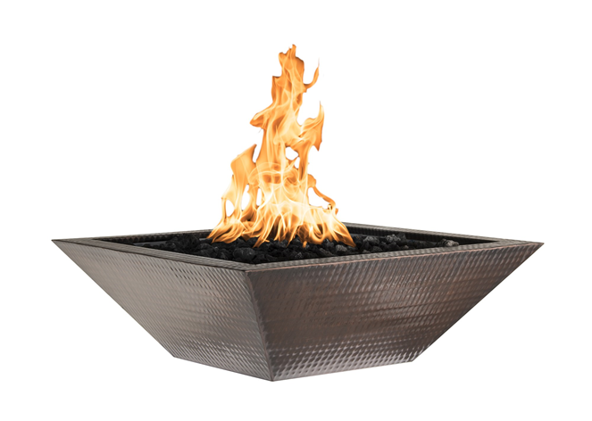 The Outdoor Plus Maya Copper Fire Bowl + Free Cover - The Fire Pit Collection