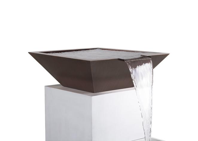 The Outdoor Plus Maya Copper Water Bowl + Free Cover - The Fire Pit Collection