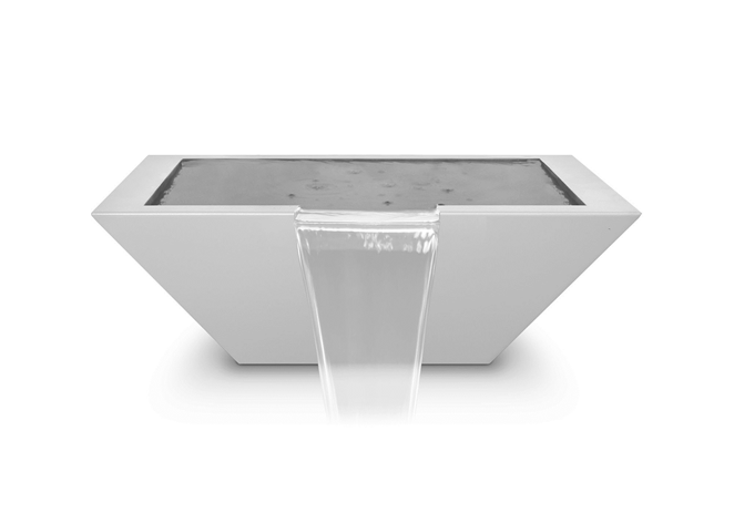 The Outdoor Plus Maya Powdercoated Steel Water Bowl + Free Cover - The Fire Pit Collection