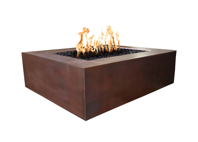 The Outdoor Plus Quad Copper Fire Pit + Free Cover - The Fire Pit Collection