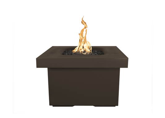 The Outdoor Plus Ramona Square Concrete Fire Table + Free Cover - The Fire Pit Collection