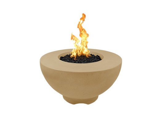 The Outdoor Plus Sienna Concrete Fire Pit + Free Cover - The Fire Pit Collection