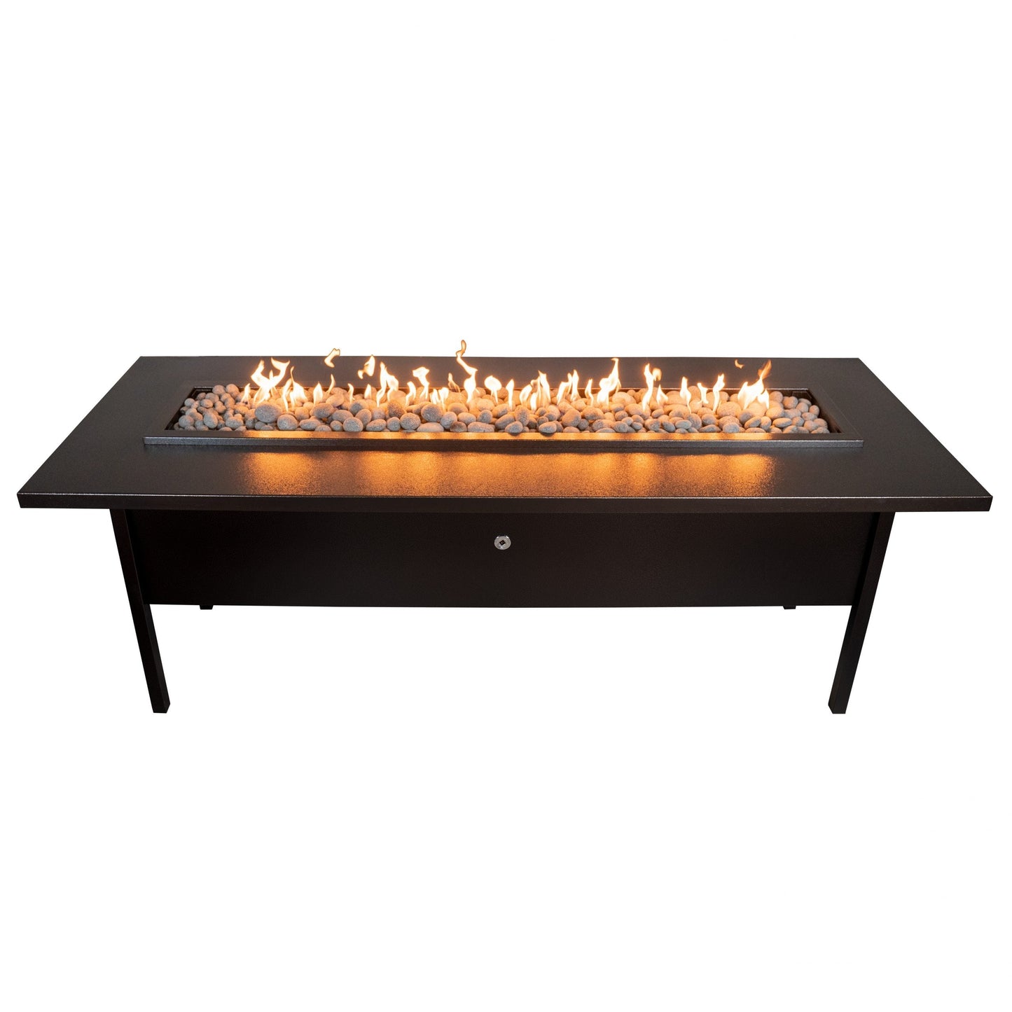 The Outdoor Plus Seashore Metal Fire Table + Free Cover
