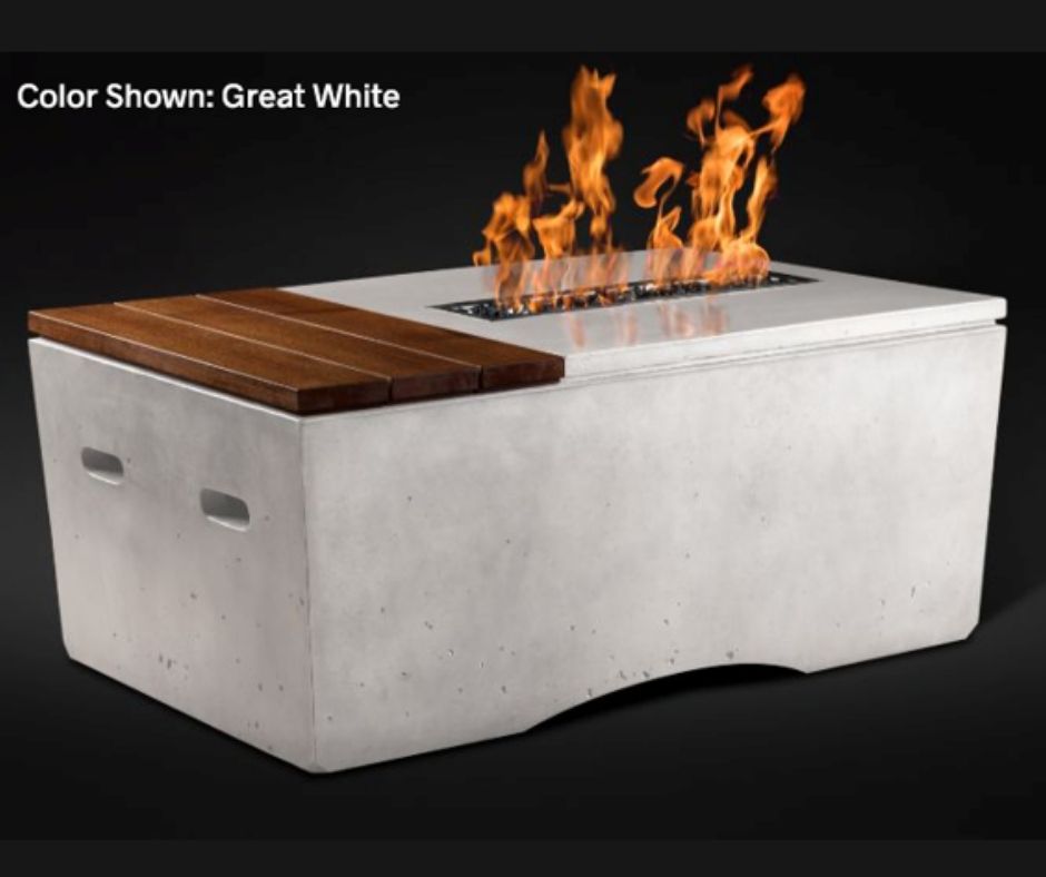 Oasis Fire Table 48" with Match Ignition System by Slick Rock Concrete