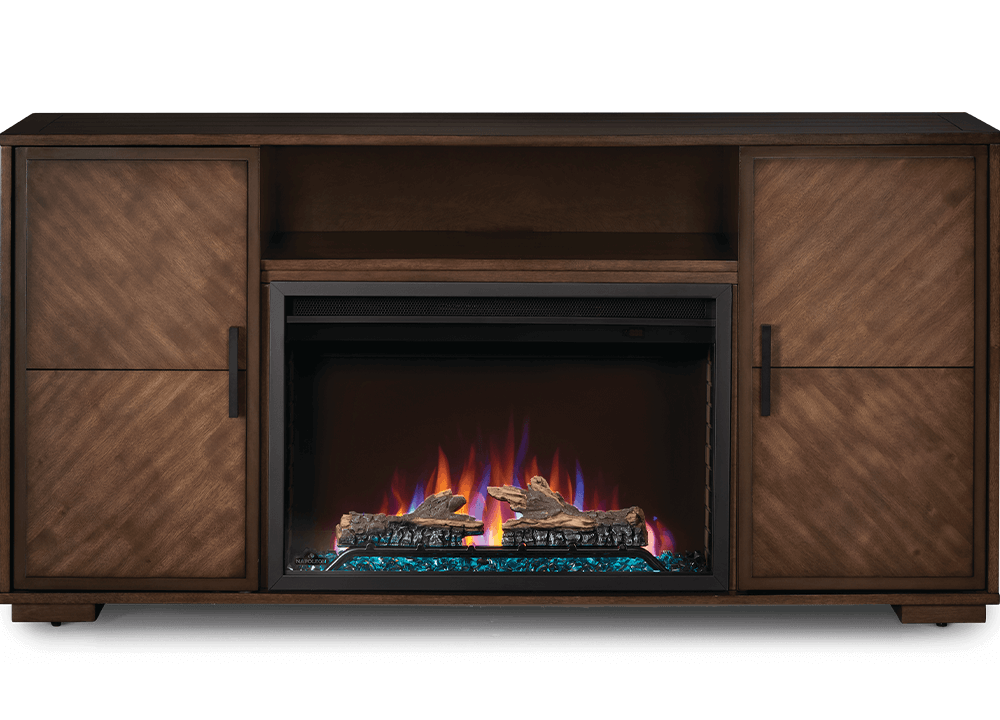 Napoleon Essential Series Electric Fireplace Mantel Package Exquisite Outdoor