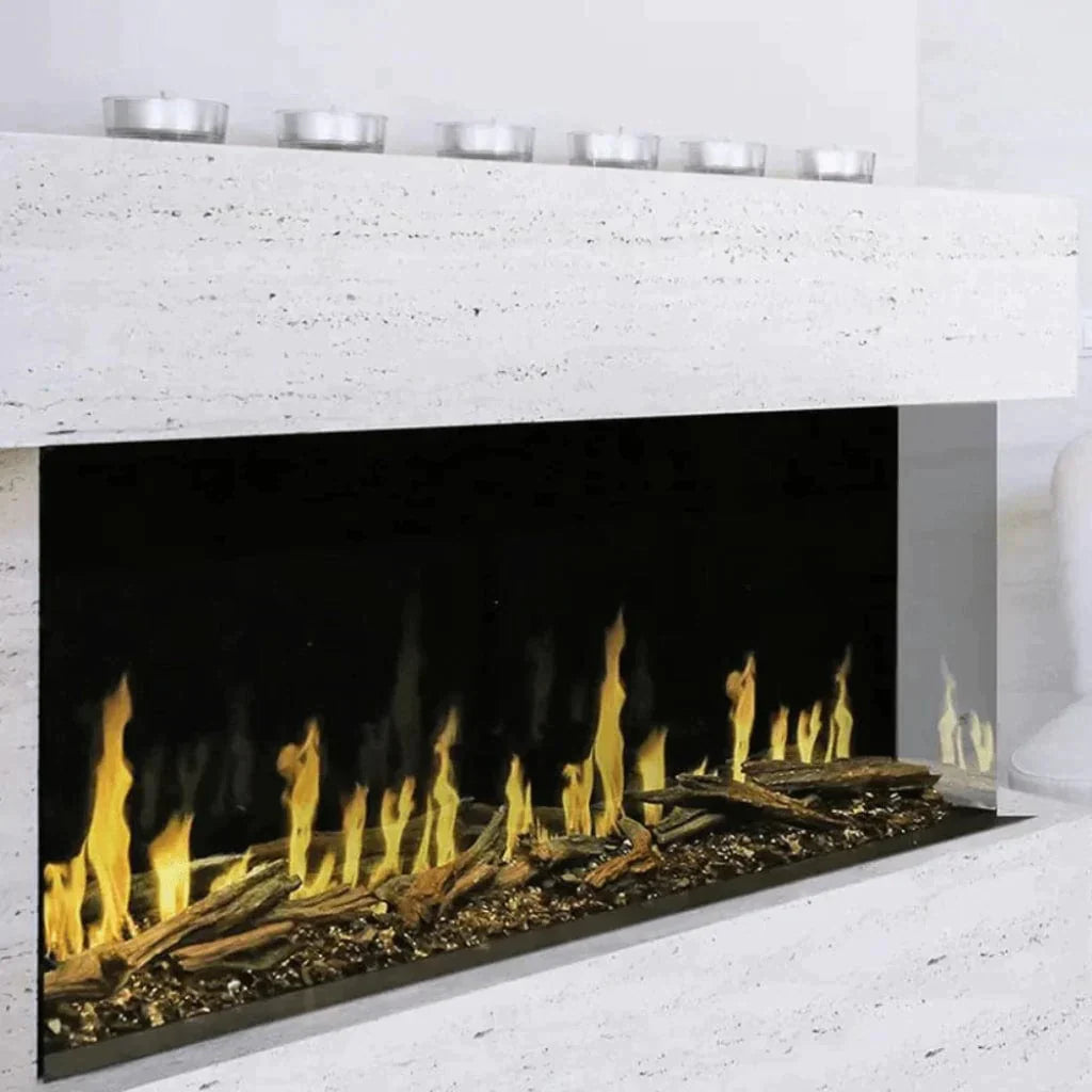 Modern Flames Orion 100" Multi Heliovision Fireplace (9" deep - 18" viewing)