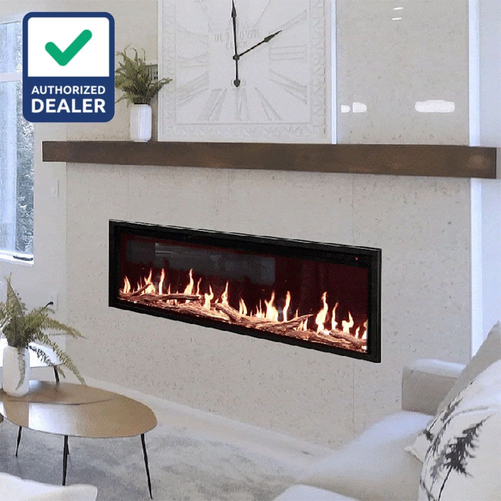 Modern Flames Orion 76" Multi Heliovision Fireplace (9" Deep - 18" Viewing)