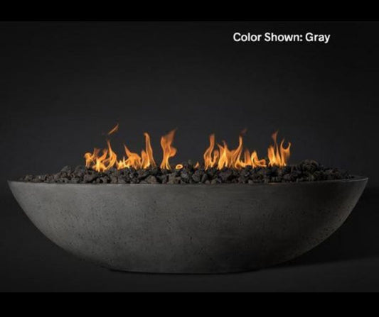 Oasis 60" Oval Fire Bowl with Match Ignition System by Slick Rock Concrete
