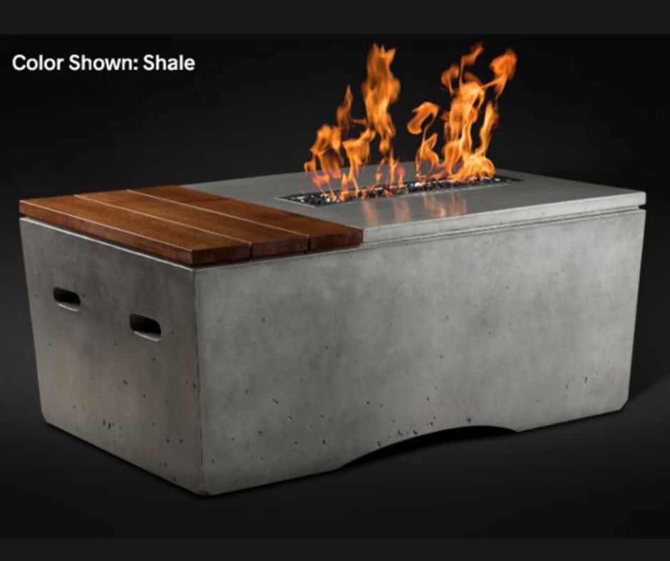 Oasis Fire Table 48" with Match Ignition System by Slick Rock Concrete