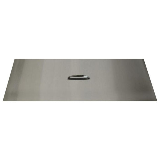 The Outdoor Plus 28" x 16" Stainless Steel Rectangular Fire Pit Lid