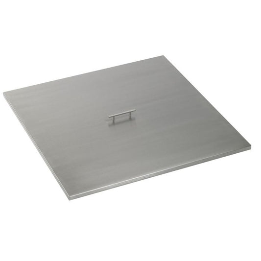The Outdoor Plus 22" Stainless Steel Square Fire Pit Lid