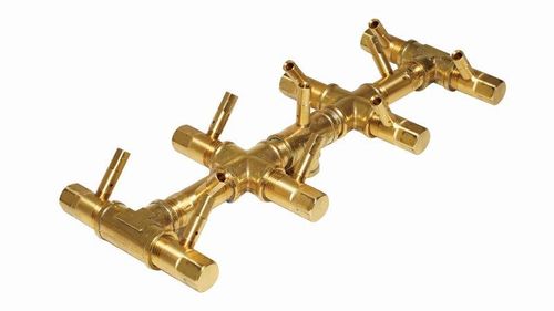 Warming Trends Crossfire 110K BTU 13.75" x 5.25" Tree-Style Brass Burner
