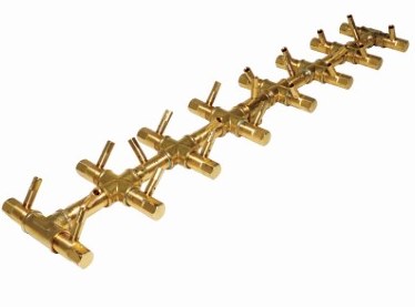 Warming Trends Crossfire 230K BTU 30" x 7.25" Tree-Style Brass Burner